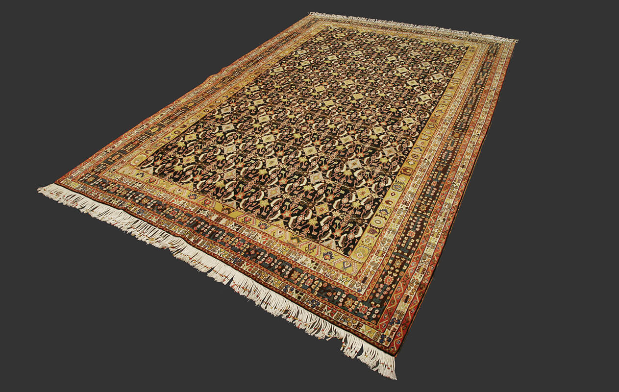 Tapis Persan Semi-Antique Kashkuli Sherkat n°:28012992